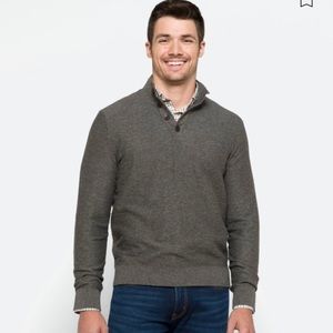 NWT Red Ale by Asbury Riverside Button Mockneck Sweater